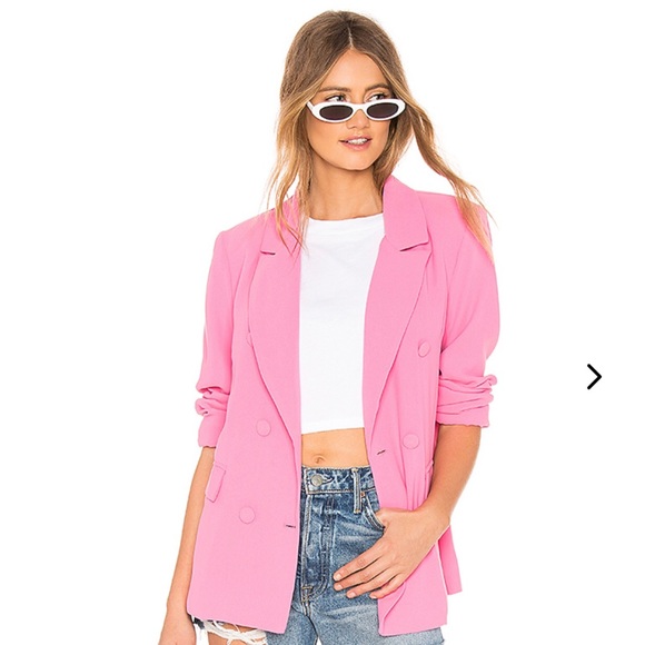 Lovers + Friends Jackets & Blazers - Lovers + Friends Noemi Barbie Pink Blazer